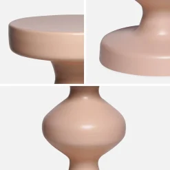 Metal side table