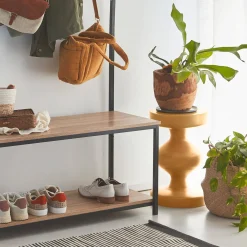 Metal side table