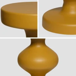 Metal side table