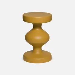 Metal side table