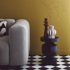 Metal side table