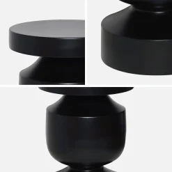 Metal side table