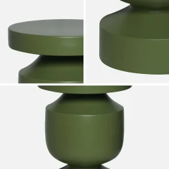 Metal side table