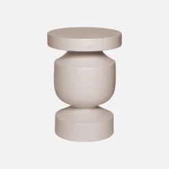 Metal side table