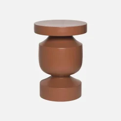 Metal side table