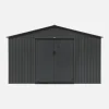 12.99 m² metal garden shed