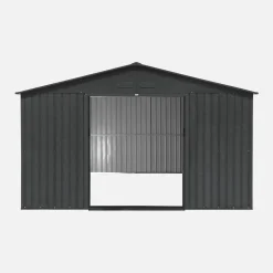 12.99 m² metal garden shed