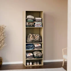 Modular open wardrobe shelf unit