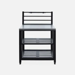 6-module stainless steel outdoor kitchen