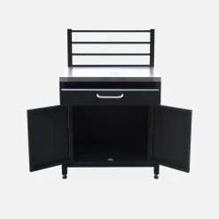 6-module stainless steel outdoor kitchen