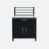 4-module stainless steel outdoor kitchen
