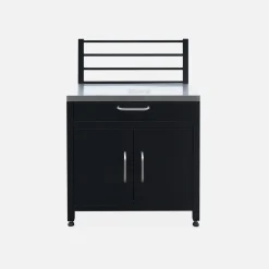 4-module stainless steel outdoor kitchen