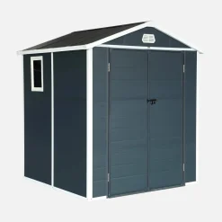 3.65 m² plastic garden shed