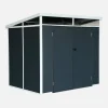 4.55 m² plastic garden shed