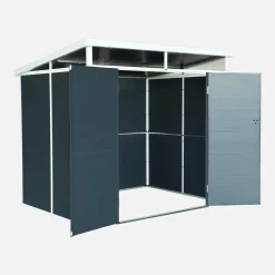 4.55 m² plastic garden shed