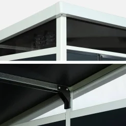 4.55 m² plastic garden shed