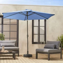 3m round centre pole parasol