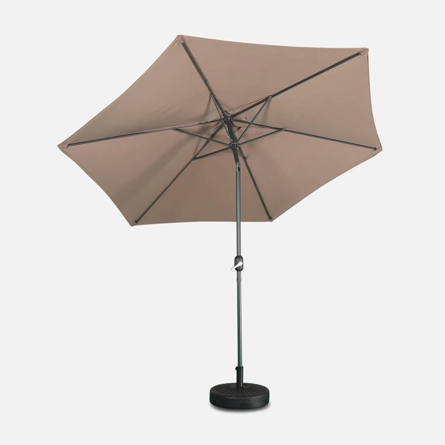 3m round centre pole parasol
