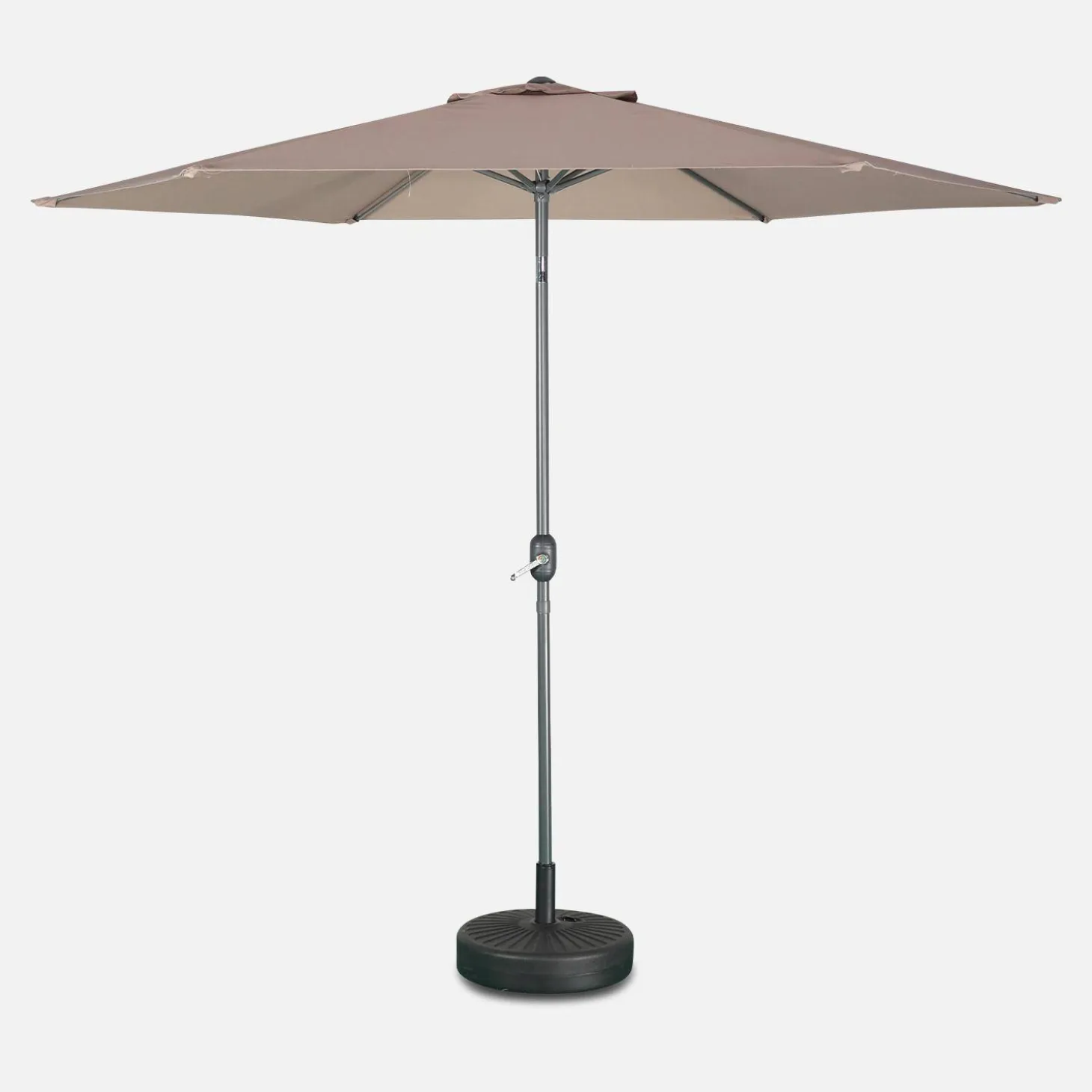 3m round centre pole parasol