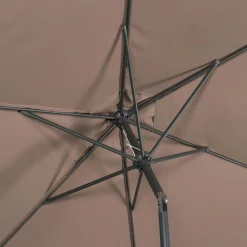 3m round centre pole parasol