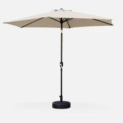 3m round centre pole parasol