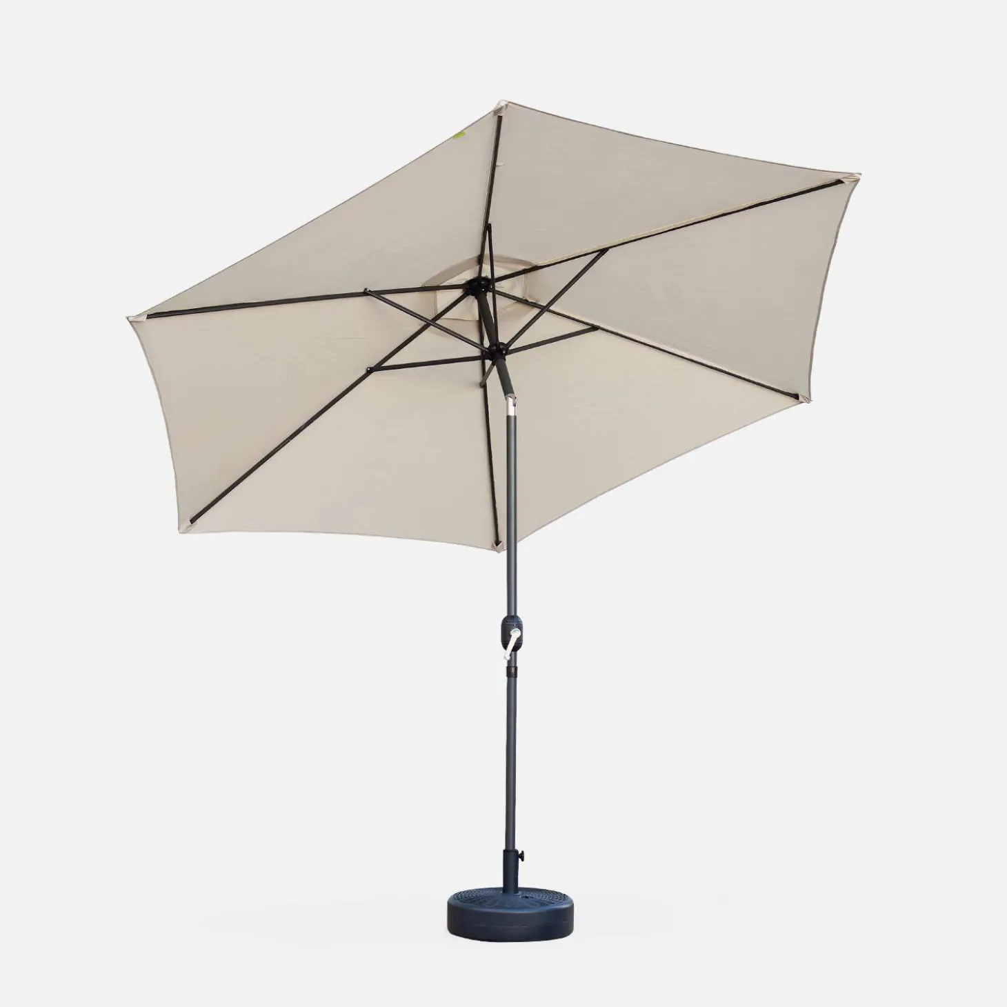 3m round centre pole parasol