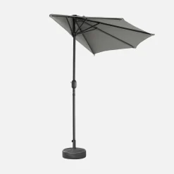 2.5m round half parasol for balcony