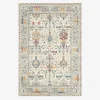 Multicolored Oriental/Persian Pattern Indoor Rug