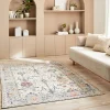 Multicolored Oriental/Persian Pattern Indoor Rug