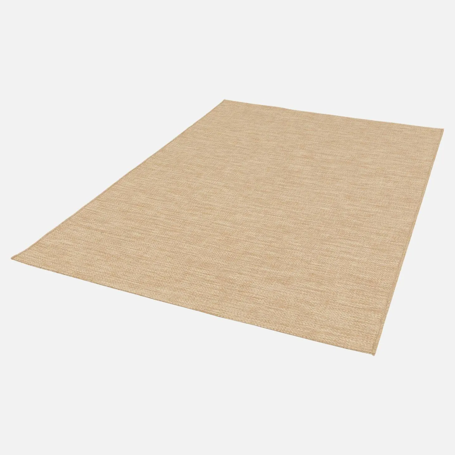 Natural jute-effect indoor/outdoor rug
