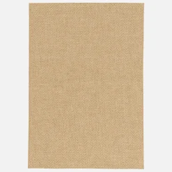 Natural jute-effect indoor/outdoor rug