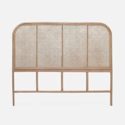 Natural rattan and cane headboard