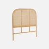Natural rattan and cane headboard