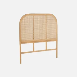 Natural rattan and cane headboard