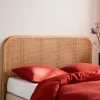 Natural rattan and cane headboard