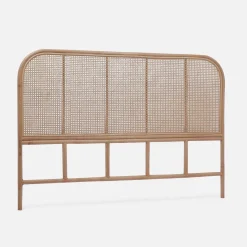Natural rattan and cane headboard