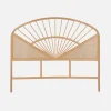 Natural rattan and cane headboard