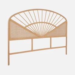 Natural rattan and cane headboard