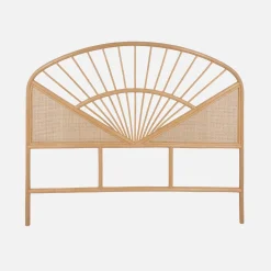 Natural rattan and cane headboard