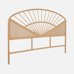 Natural rattan and cane headboard