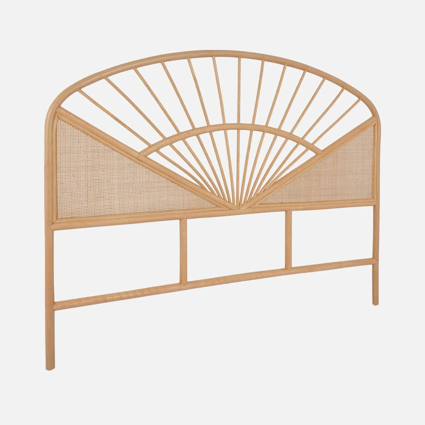Natural rattan and cane headboard
