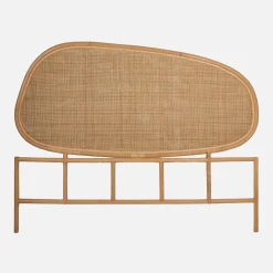 Natural rattan headboard
