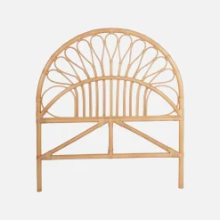 Natural rattan headboard