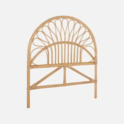 Natural rattan headboard
