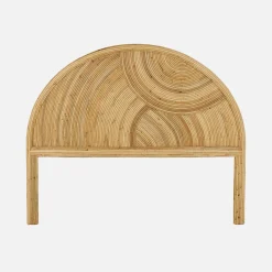 Natural rattan headboard