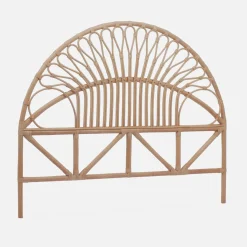 Natural rattan headboard