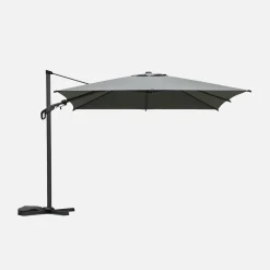 Offset rectangular parasol 3x4m