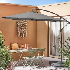 Offset round parasol 300cm