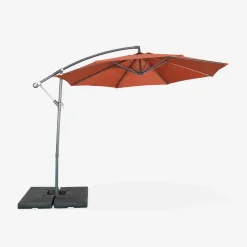 Offset round parasol 300cm
