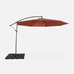 Offset round parasol 350cm